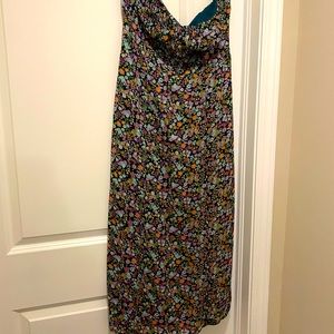 Floral strapless FREE PEOPLE dress